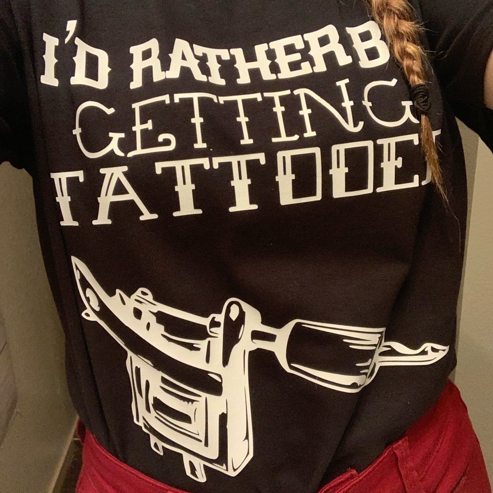 Custom made tattoo shirt